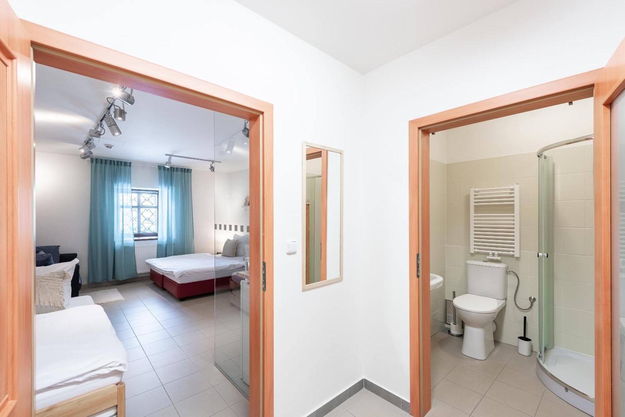 Apartman Muzeum Obchodu 卡尔施泰因 外观 照片