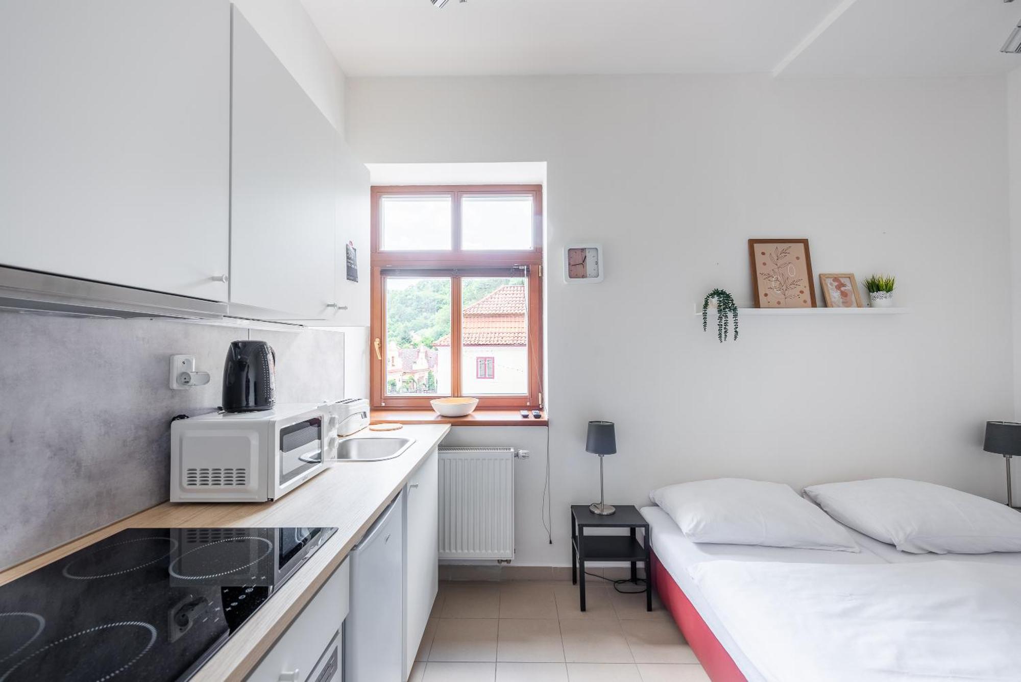 Apartman Muzeum Obchodu 卡尔施泰因 外观 照片